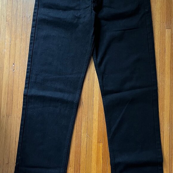 Vintage Men's Y2K Ralph Lauren RL Polo Jean Co Black Jeans Sz 33/34 Button Front - Picture 2 of 6